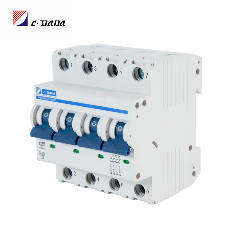 MCB NOVA series DAB7-63 4P 6KA Miniature Circuit breaker