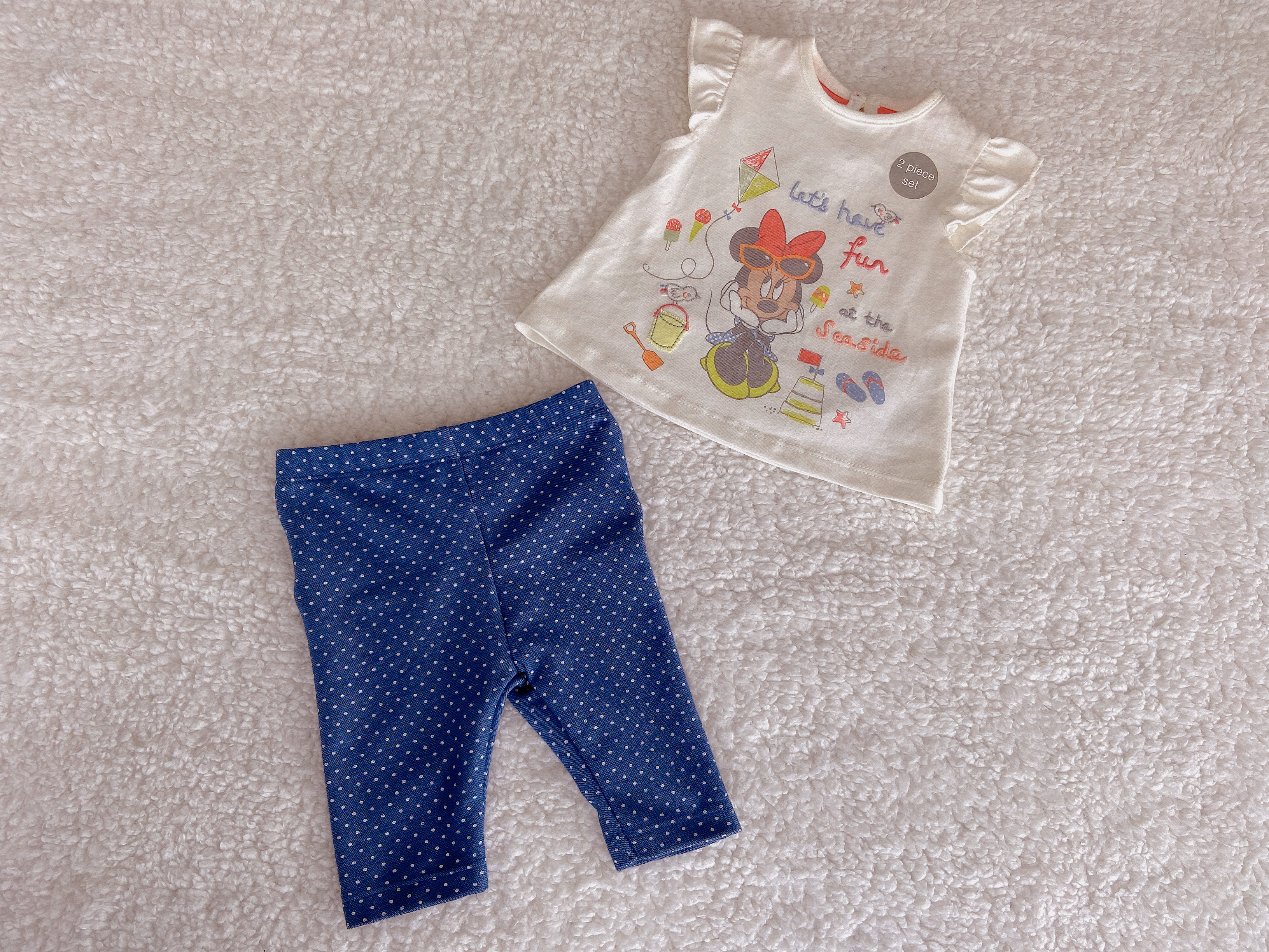 220g 100%Cotton baby 2-piece