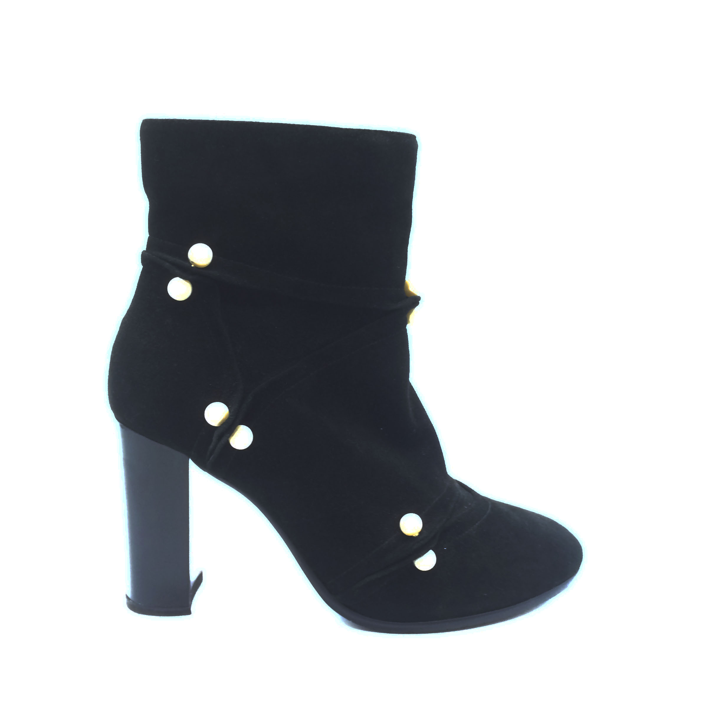 Kid Suede Woman High Heel Fashion Ankle Boots