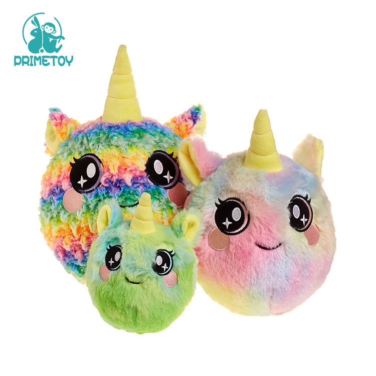 Rainbow unicorn toy stuffed plush animal custom plush toy