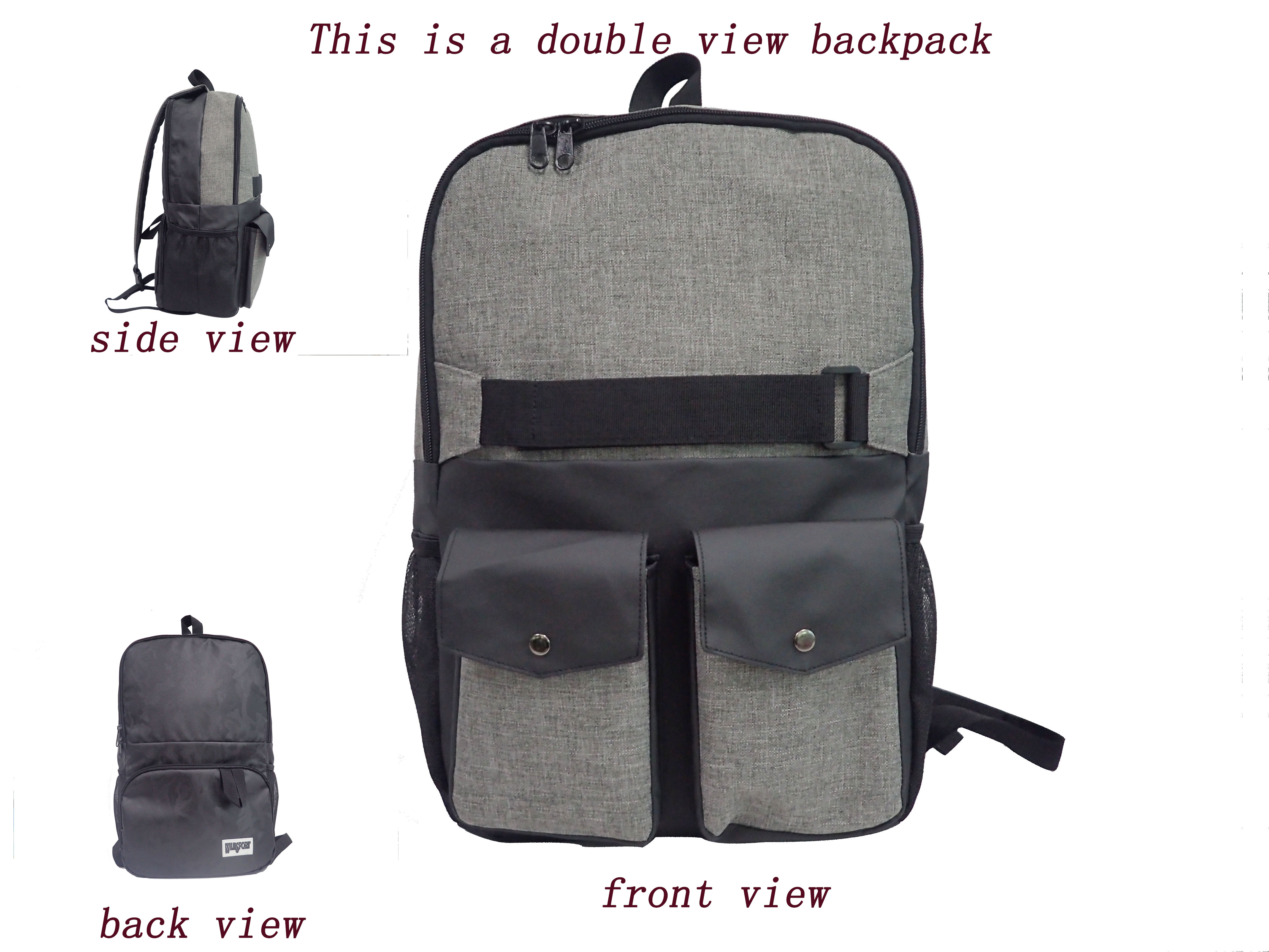 two veiw laptop backpack