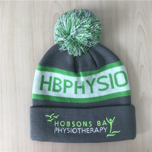 Custom jacquard and embroidery winter hats