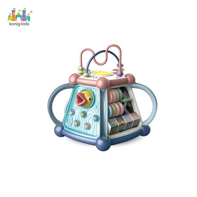 Konig Kids* Educational Baby Toy for Toddlers, Musical Activity Cube Play Center with Lights