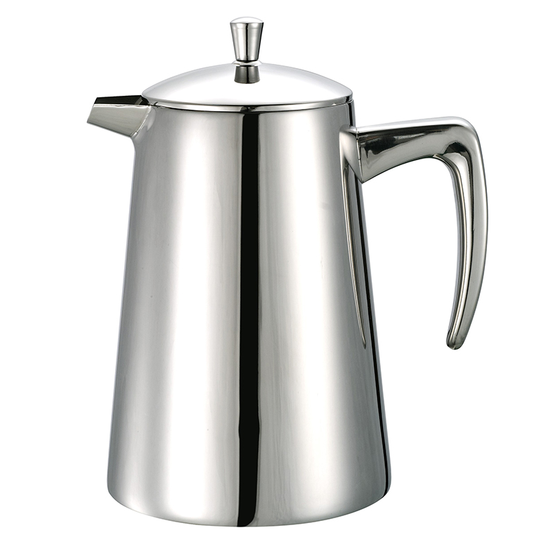 Stainless steeel double wall insulated coffee maker french press coffee plunger cafetiere