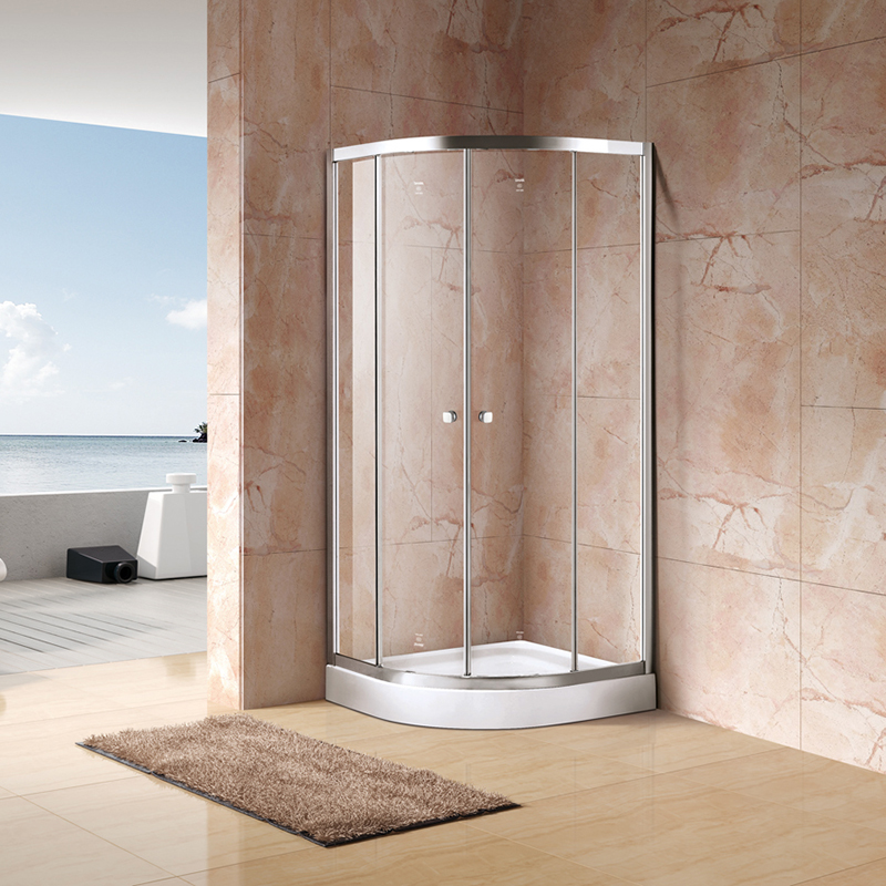DCB392Dabbl sanitary ware quadrant double sliding door shower enclosure glass bath doors