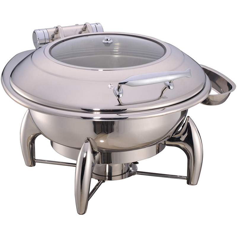 Hydraulic Induction Chafing Dish W/Glass Window