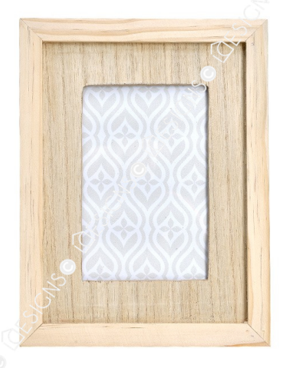 000000Square Frame Solid Wooden Frame, Natural Wood Color Frames for Wall Mounting or Tabletop