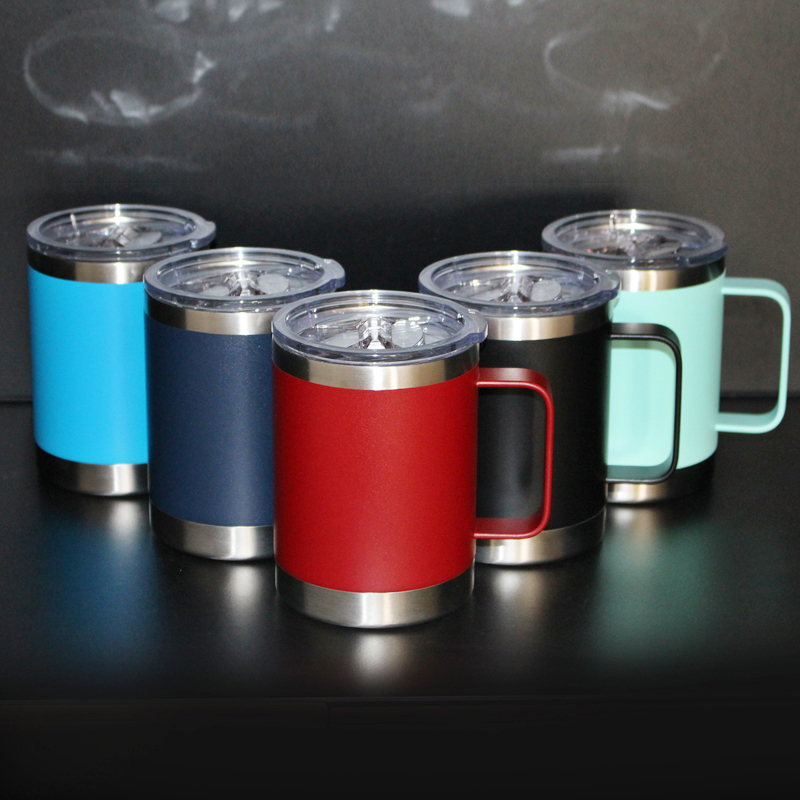Vacuum mug with handle