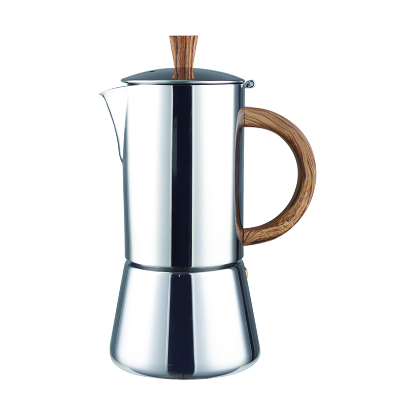 Stovetop coffee maker espresso maker stainless steel Italian coffee machine moka pot for all stoves