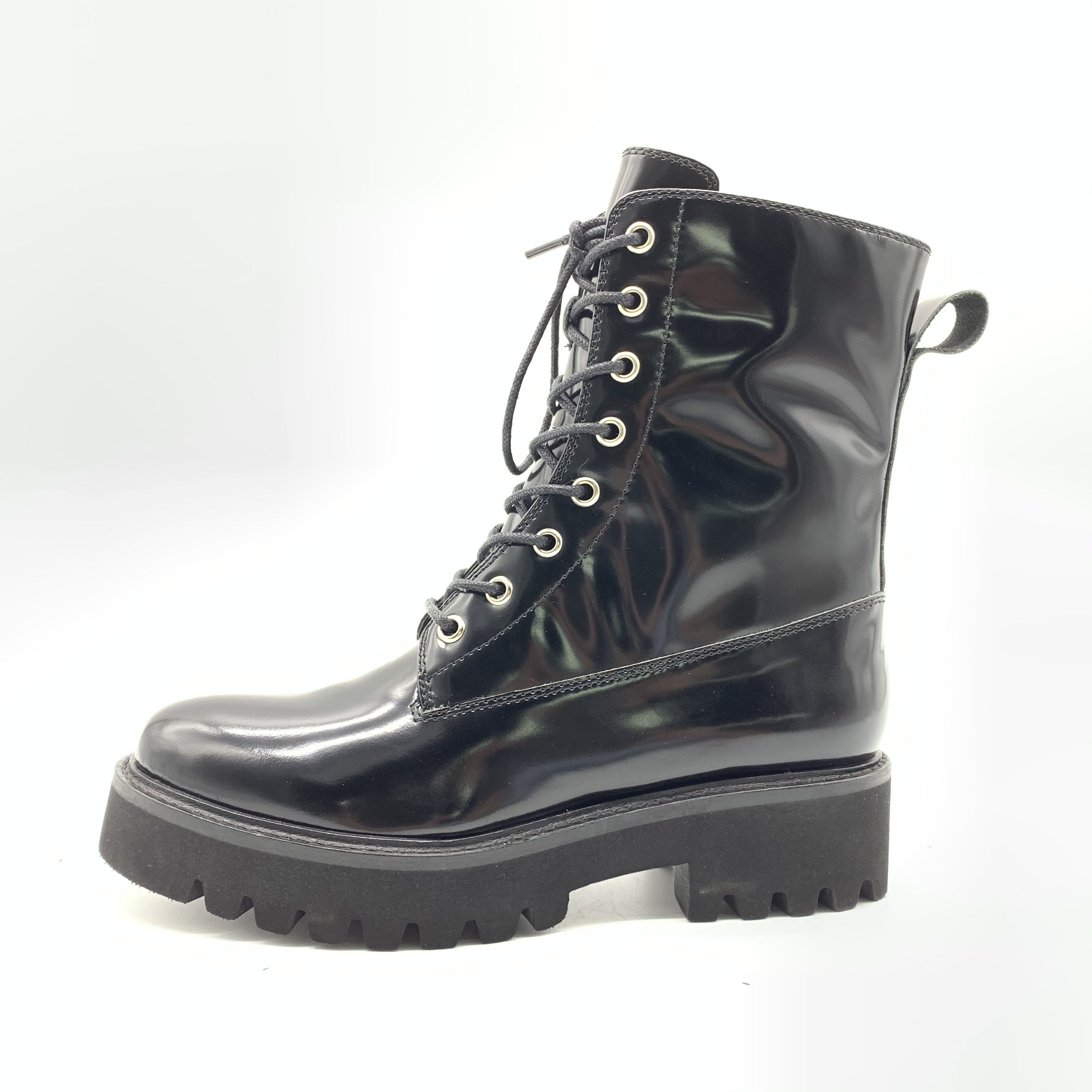 D2919-A5 Autumn-winter new fashion hot sales woman leather middle boots