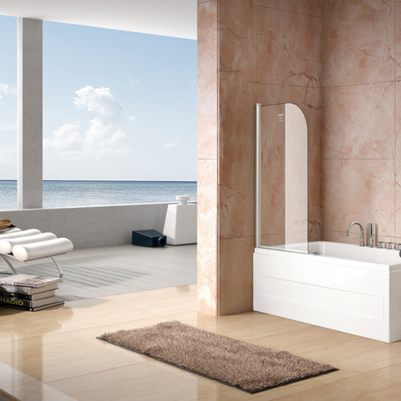 PG153EDabbl bathtub screen,bathtub single pivot door,tempered glass shower enclosure,shower cabin