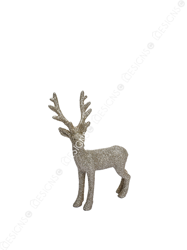 0Christmas resin tabletop reindeer décor