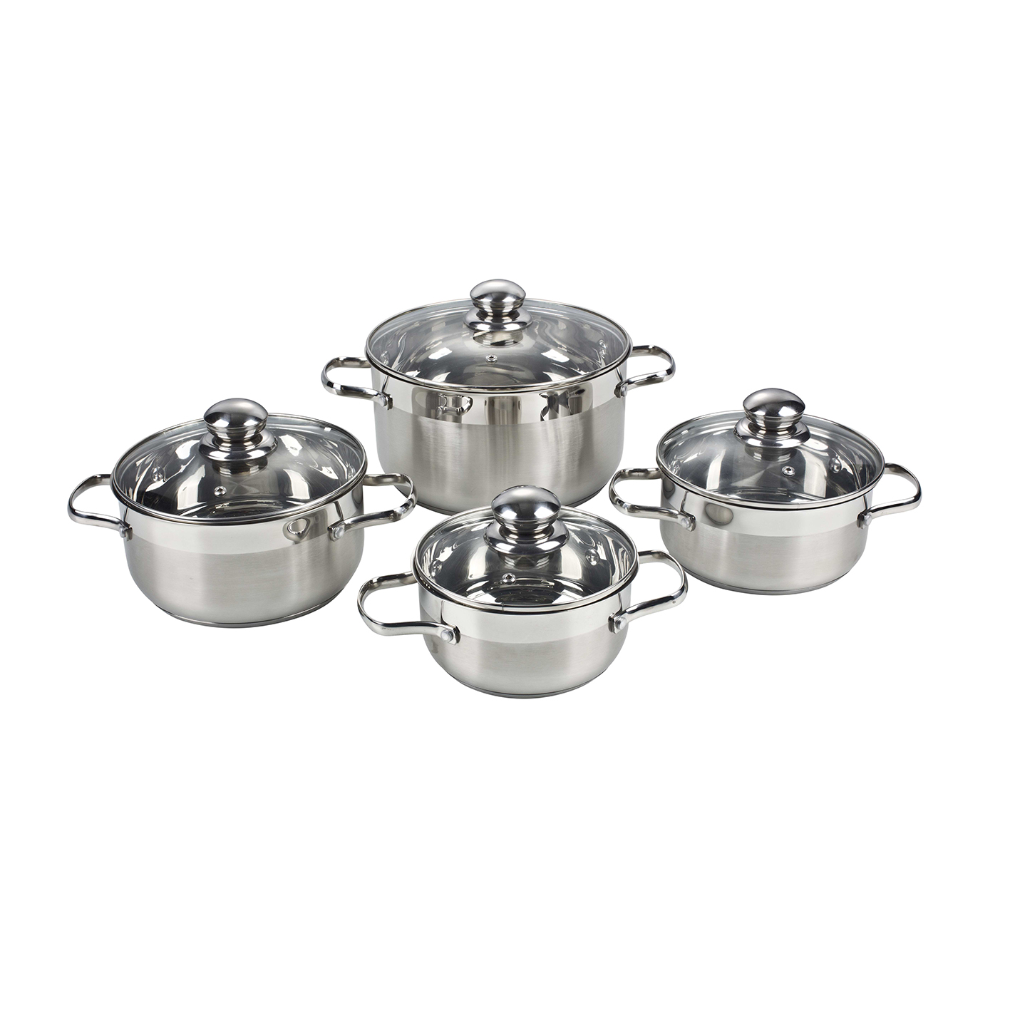 Hot Selling Stainless Steel 304 Cookware New Fashion Cookware Sets Stainless Casserole Pot Sets