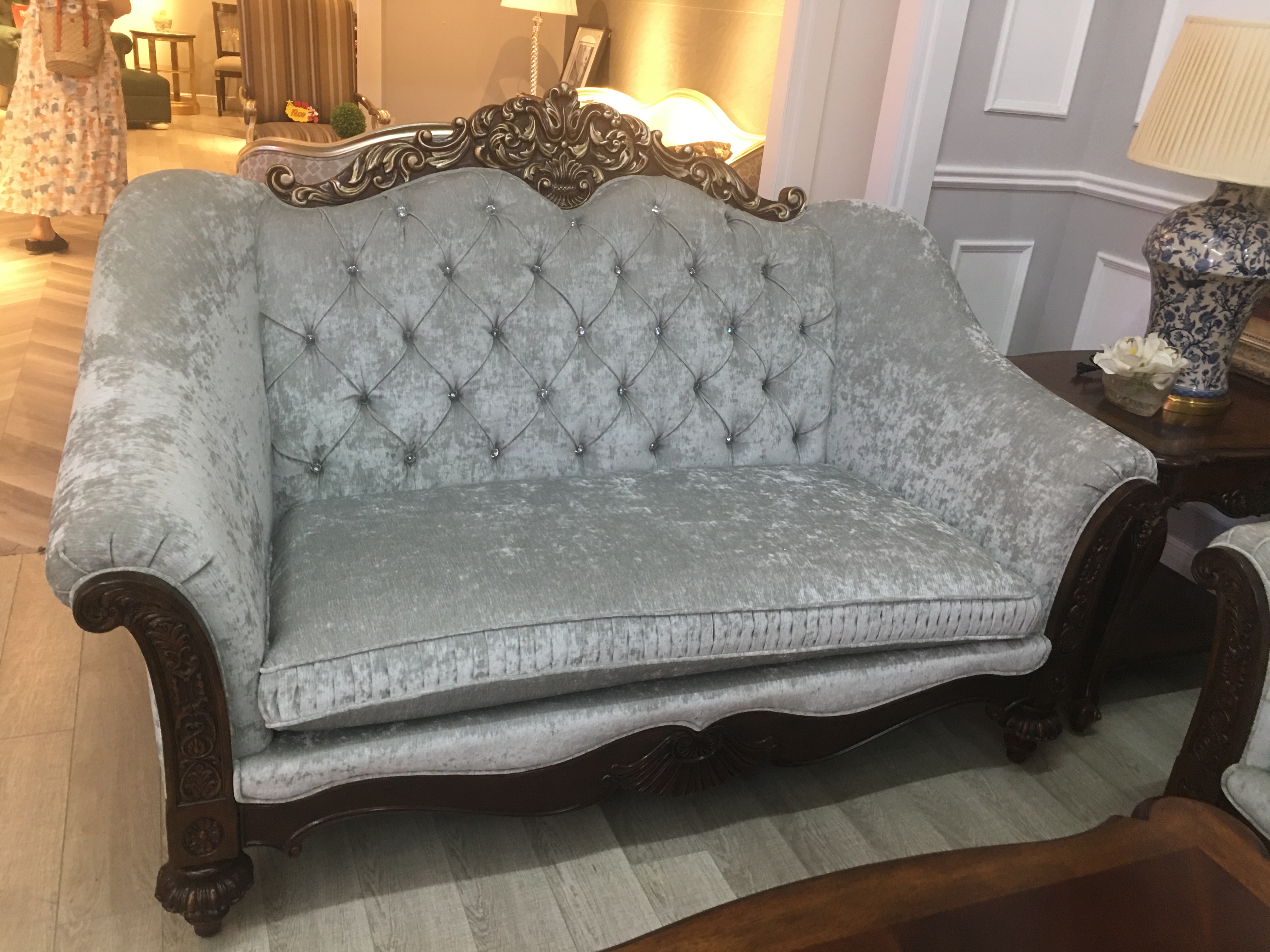 Fabric sofa