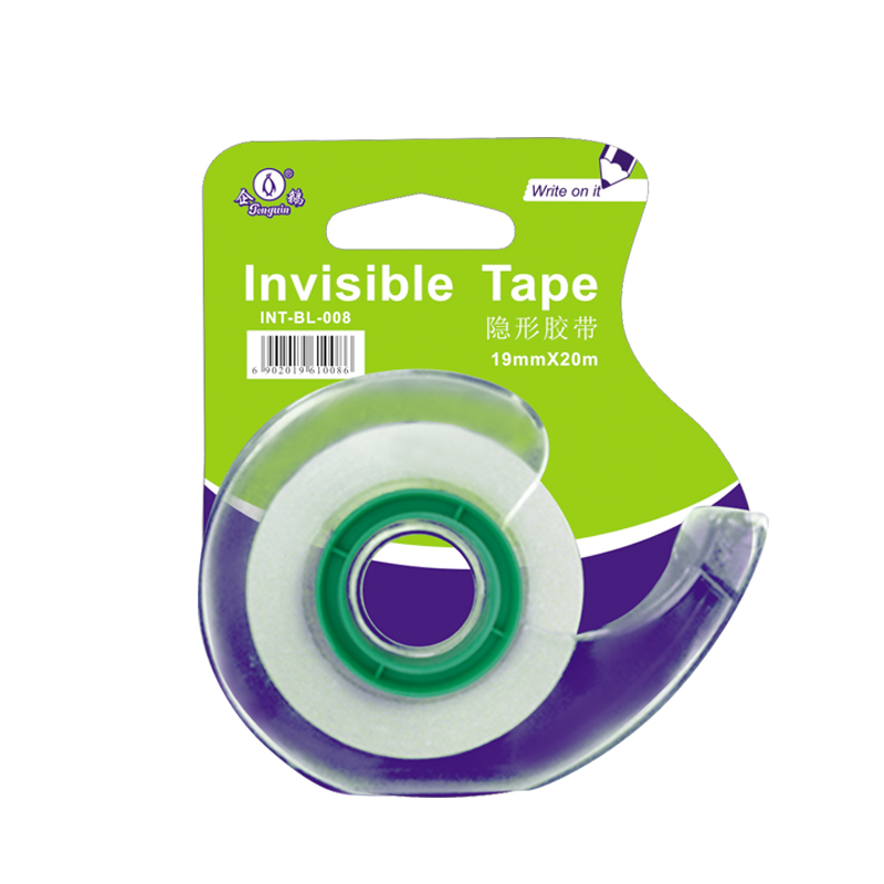 Writable Invisible Tape with transparent dispenser 19mmx33m (BL-008)