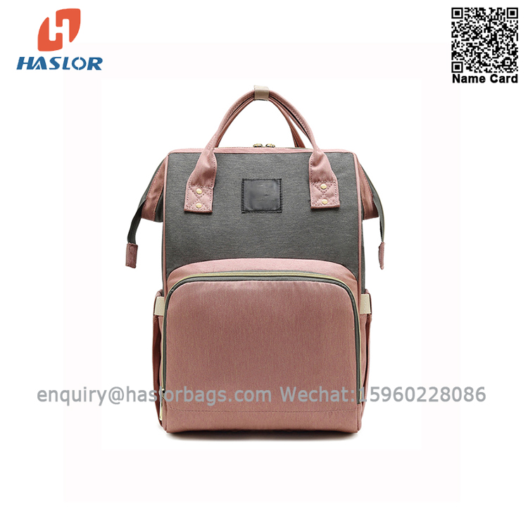 009#A diaper backpack Mummy bag large capacity