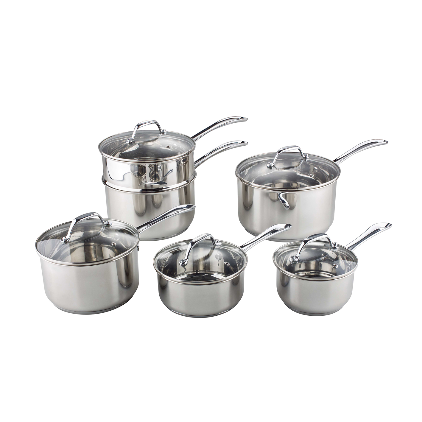 Stainless Steel Pot Set Cookware Set Induction High Quality Kitchen Cookware Set
