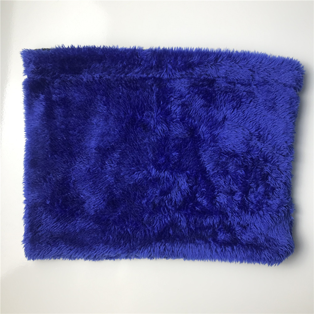 polar fleece and Arctic velvet fabric scarf