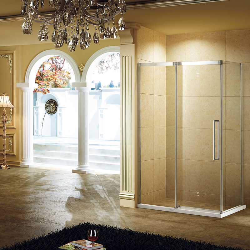 DS821 sliding door with side panel,stainless steel shower cubicle,rectangleshower room, showercabins