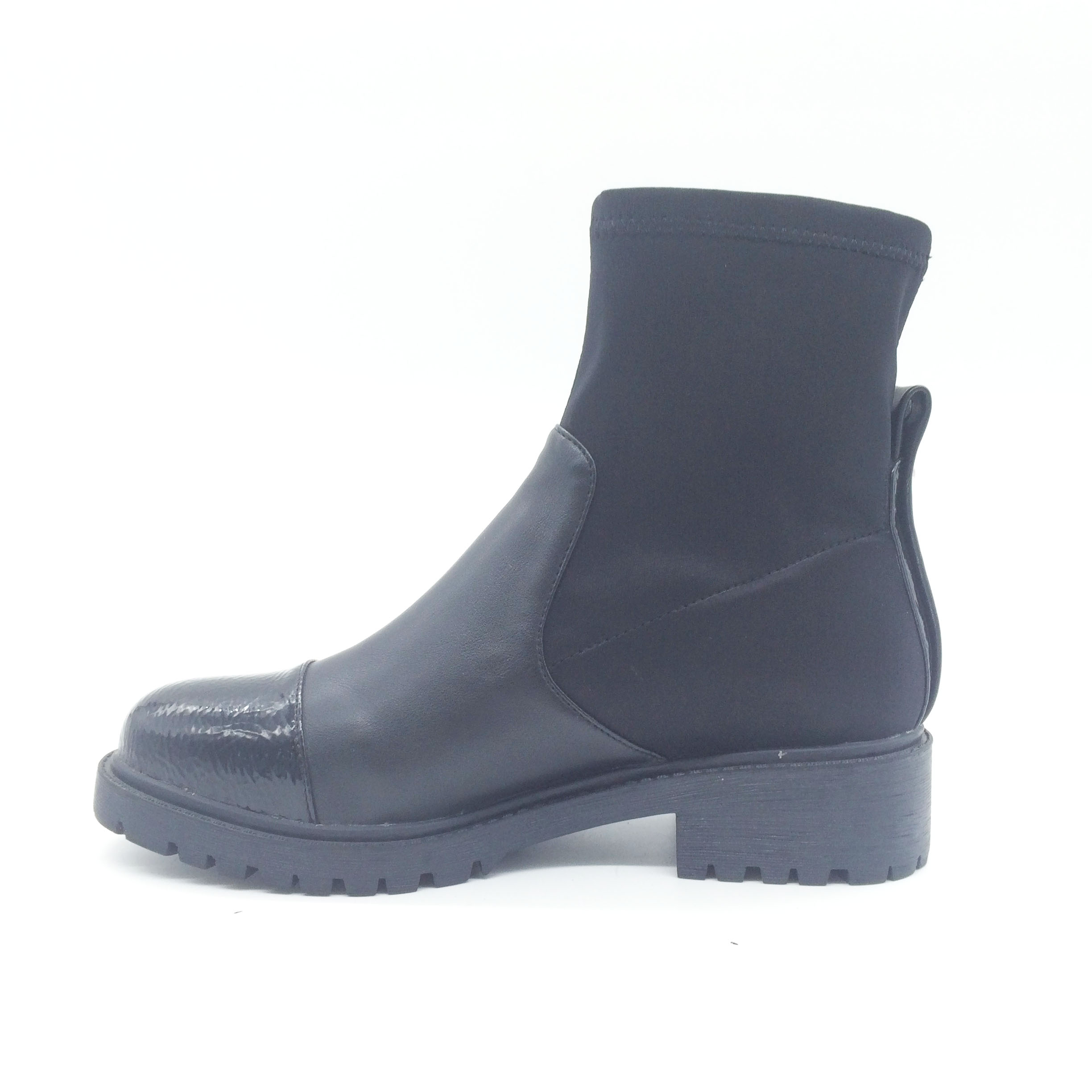 hot fashion falt heel leather women short boots