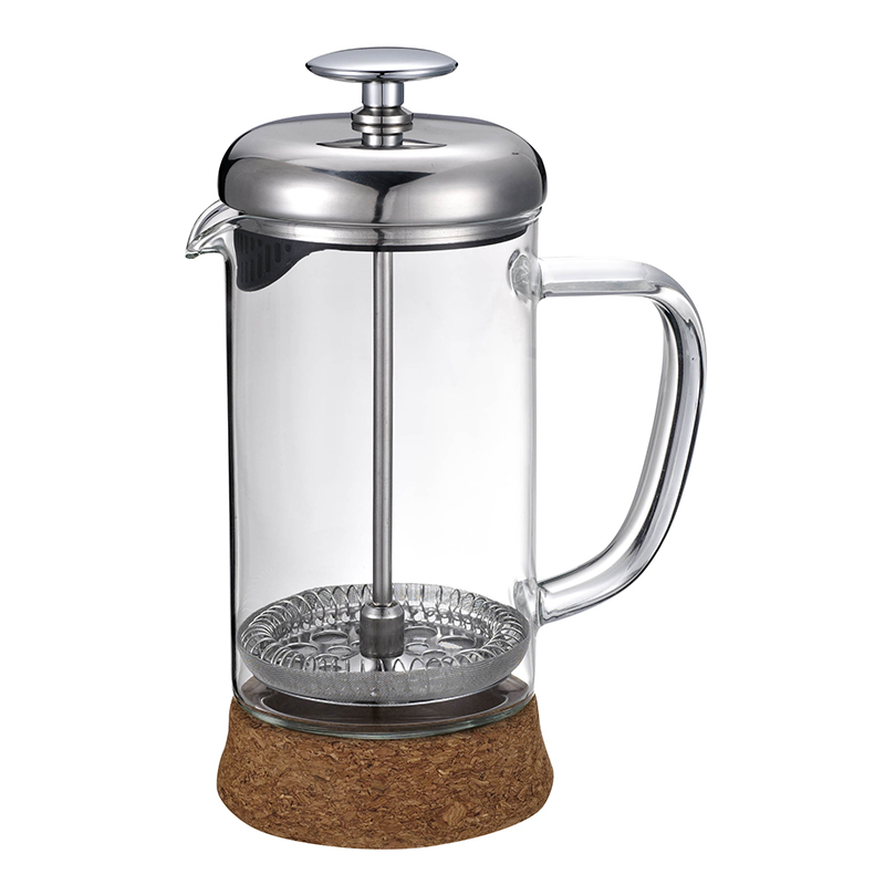 French press coffee tea maker coffee pot heat resistant borosilicate glass coffee plunger cafetiere
