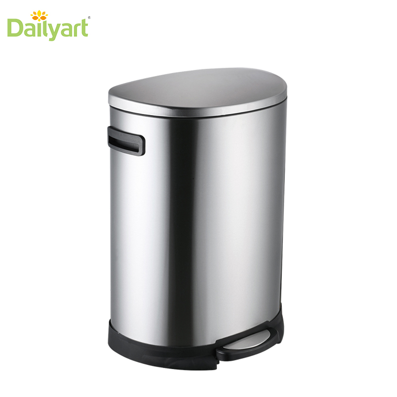 Stainless steel waste bin
