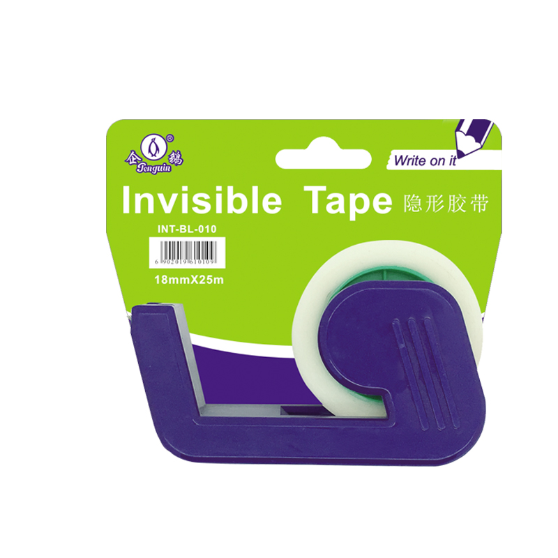Invisible Tape with metal tooth dispenser & 25m tape (BL-010)