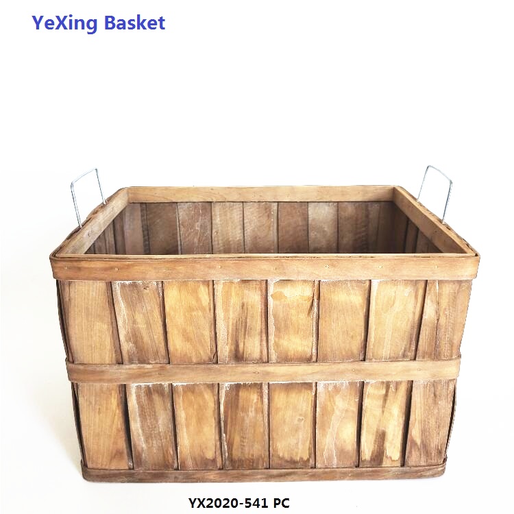 Handicraft weaving basket