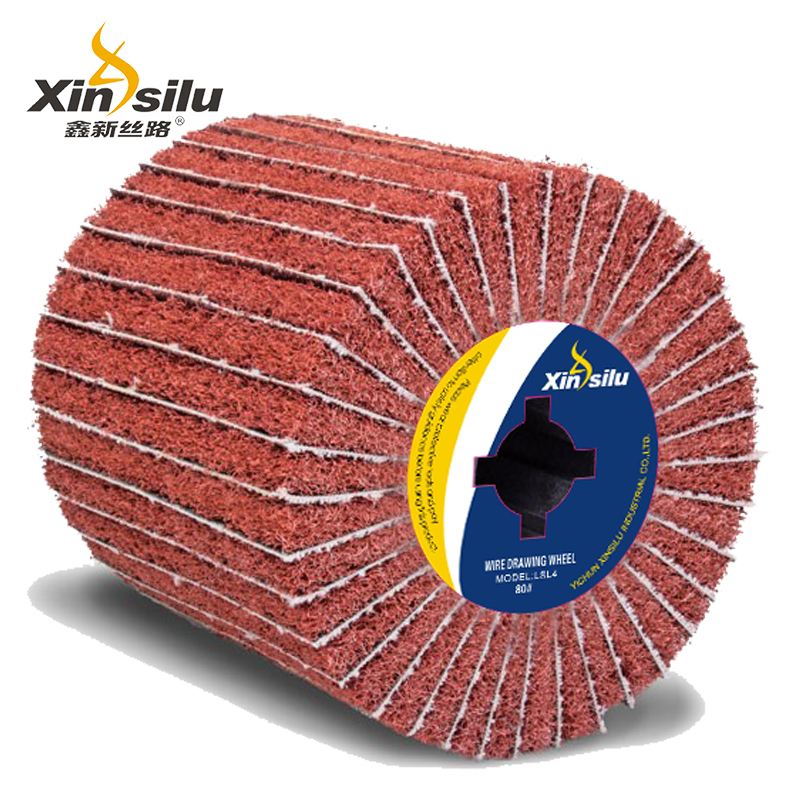 Non-Woven Interleaved Flap Wheel Italy Abrasive Scotch Polishing Drum