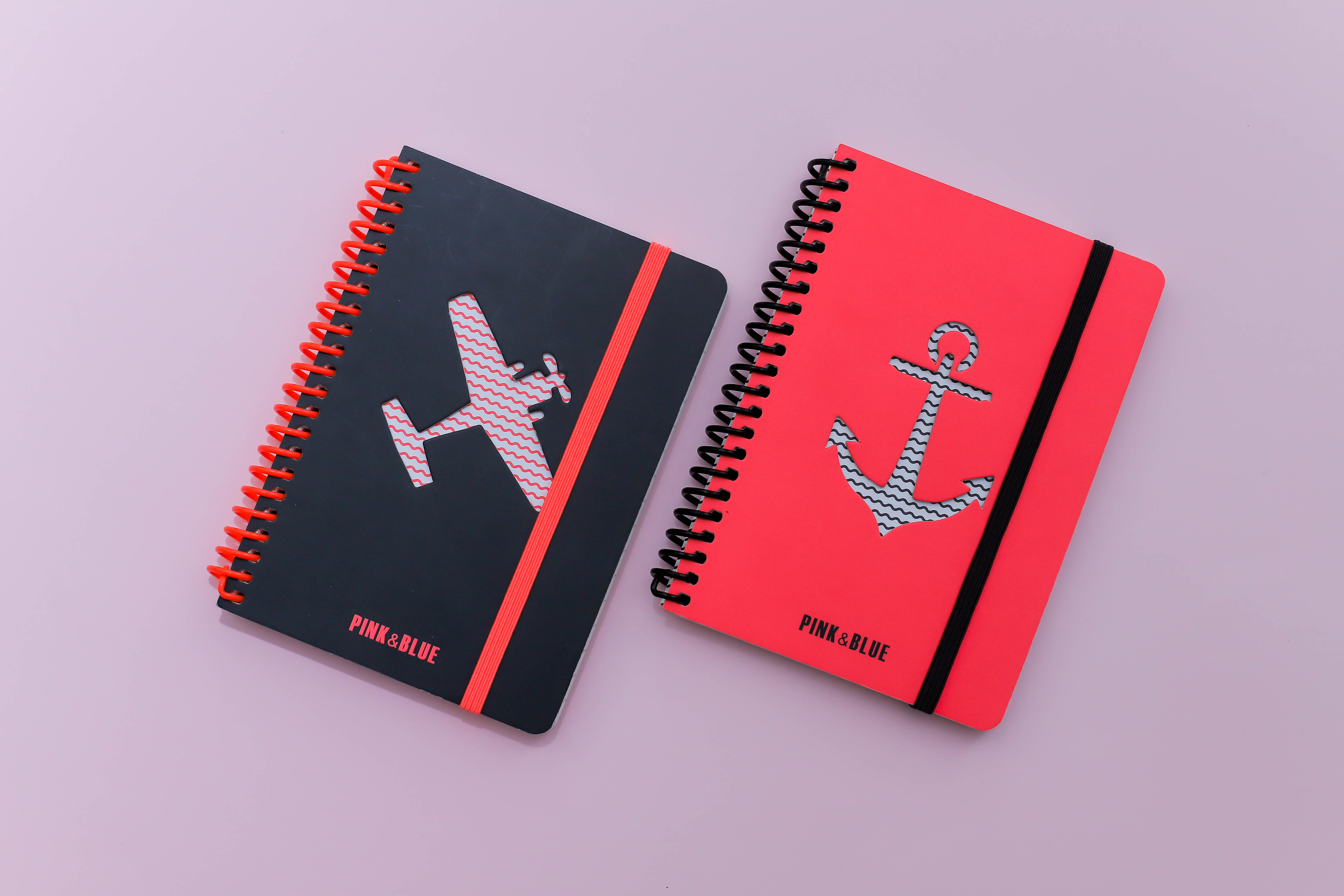 A680 Neon Plastic Spiral Notebook