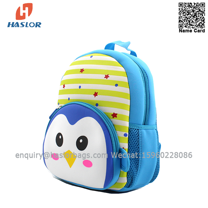 0314#K haslor neoprene children school bag，school bag for kids，children school backpack