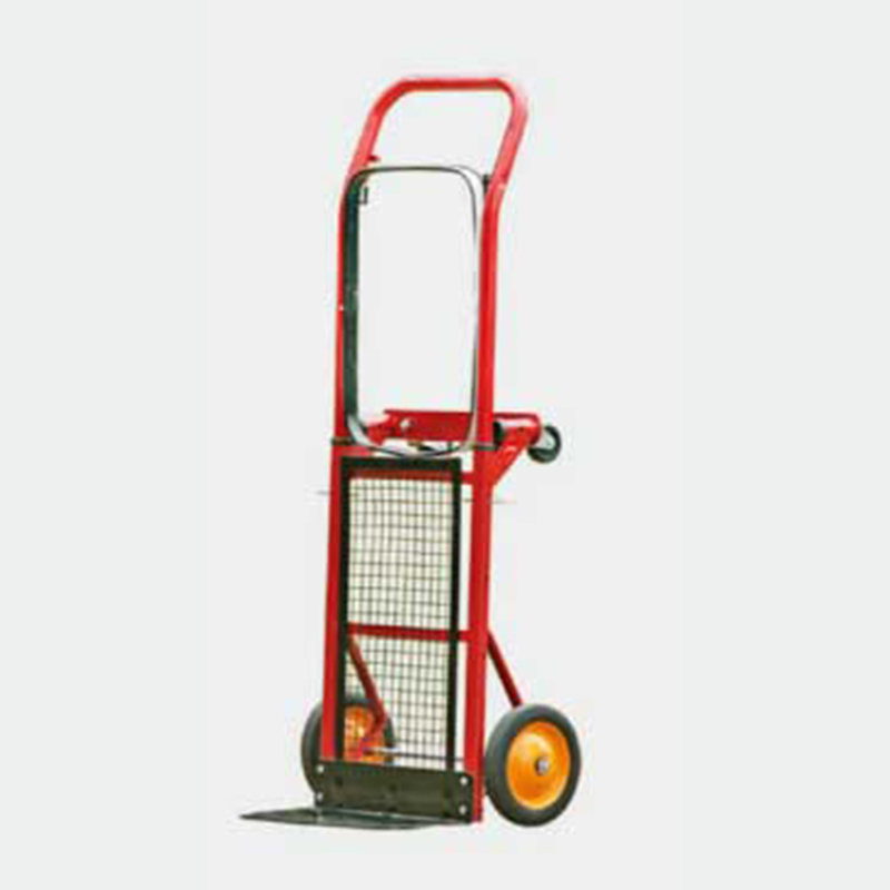 HAND TROLLEY WITH 8"RUBBER WHEEL AND 3" CASTOR WITH CAPACITY 80kgs HT-005