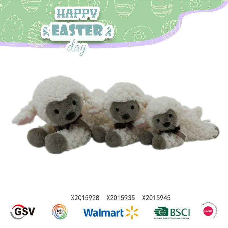 Easter Animals Sheep Gtst Plush Toy（x2015928/X2015935/X2015945）