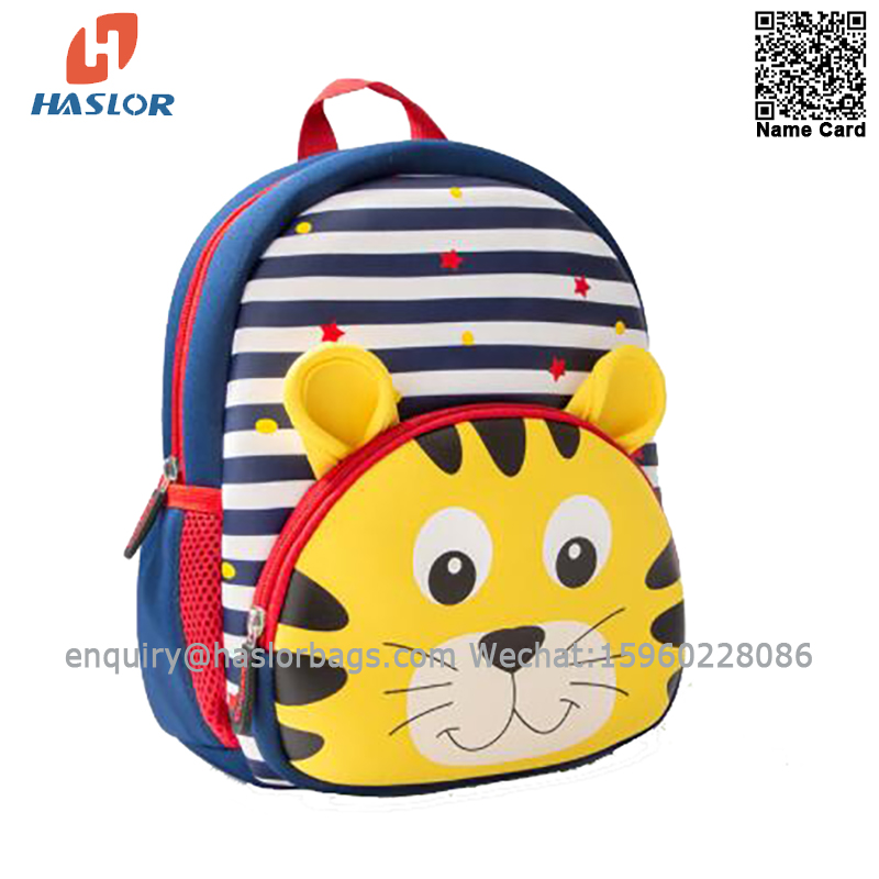 0317*R haslor neoprene school bag for kids,school backpack for student