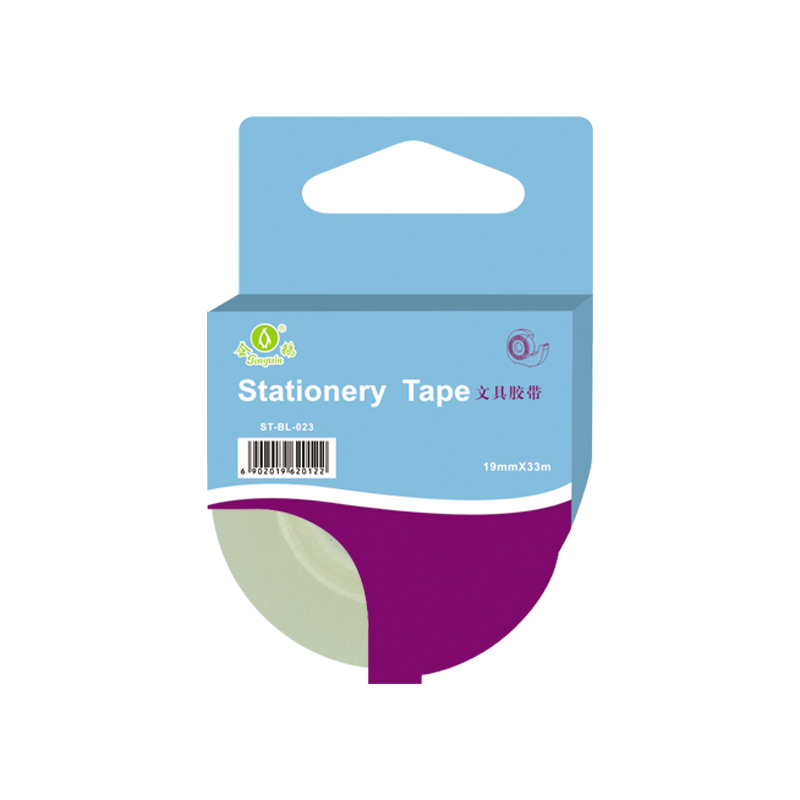 Clear Stationery Tape for handwork in school office home with easy tear 33m in a window box (BL-023)