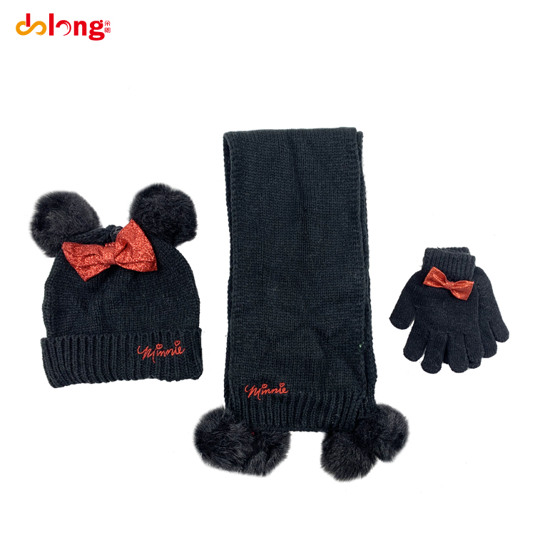 Licensed Hat and scarf and glove