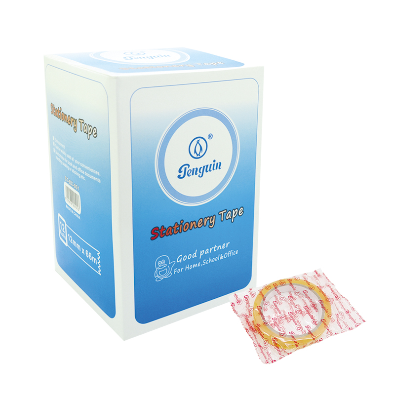 Stationery Tape individual packing with 12 rolls 66m in box(BX-001)