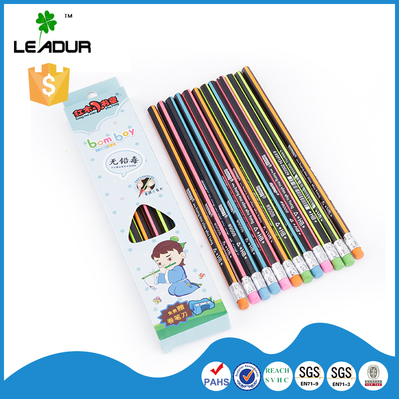 ###Wood Pencil Custom Logo Art Writing HB 2B Black Bag Cheap Set Body Good Lead Packing School Packaging Office Color Printing Type