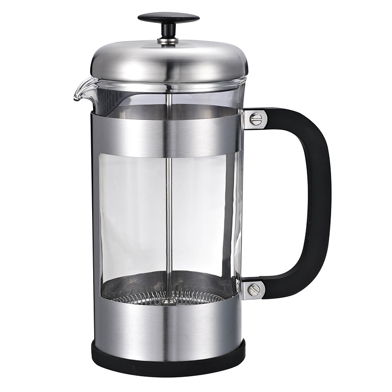 French press coffee tea maker coffee pot heat resistant borosilicate glass coffee plunger cafetiere