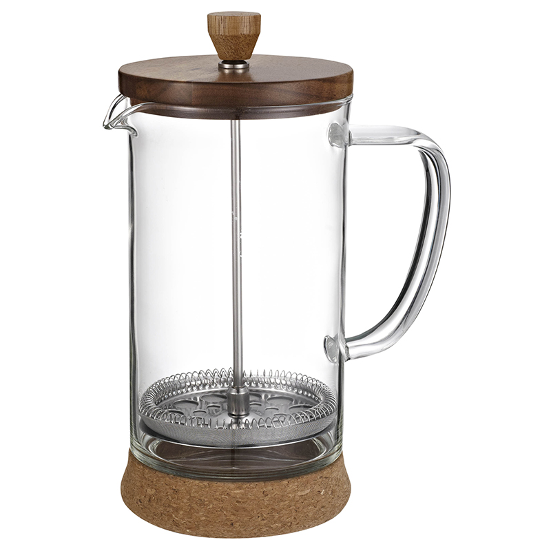 French press coffee tea maker coffee pot heat resistant borosilicate glass coffee plunger cafetiere