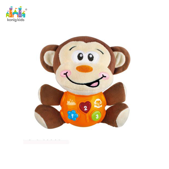 Konig Kids* Baby Musical Soothing Cuddle,Monkey with Lights