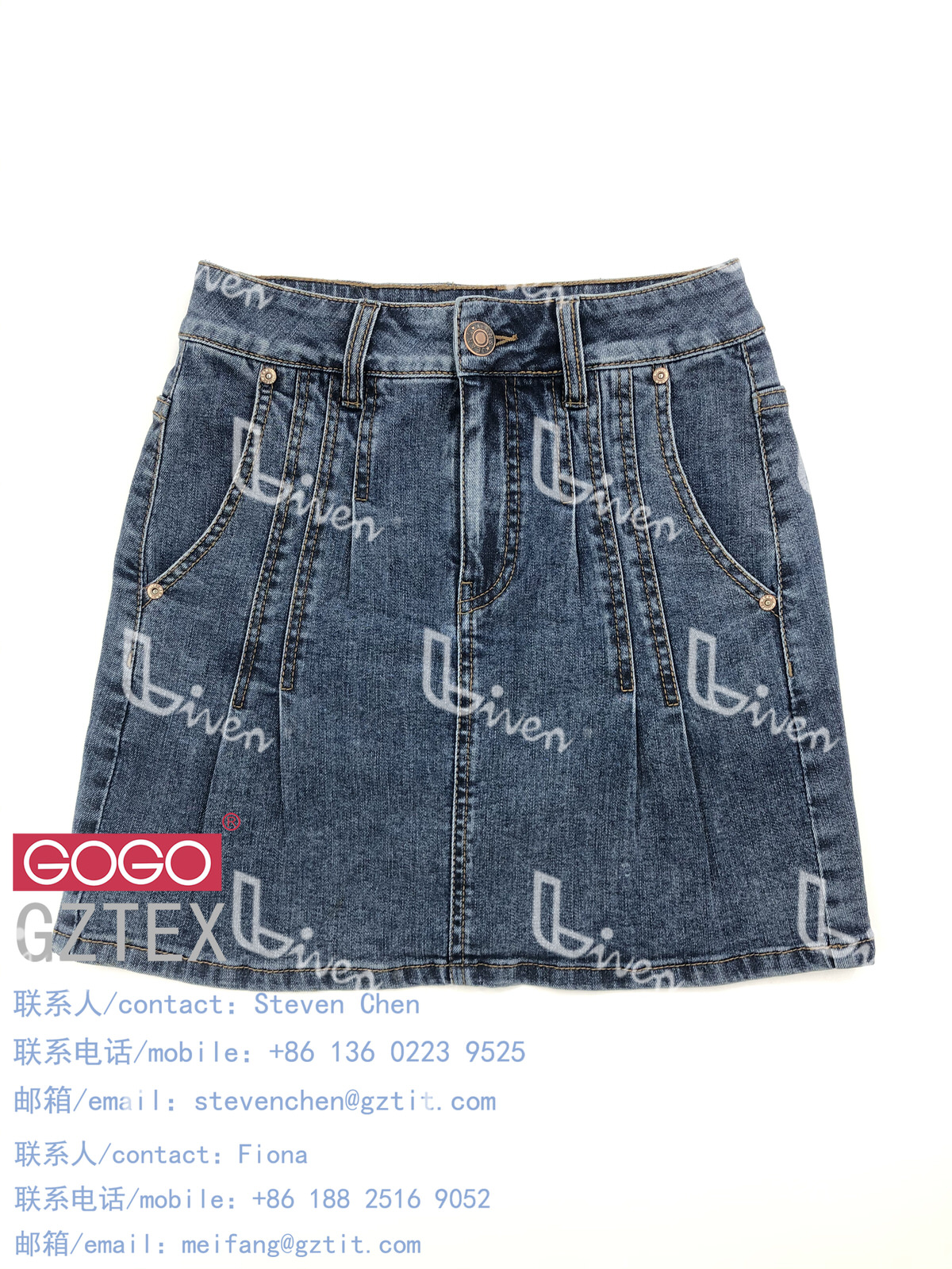 Ladies denim skirts