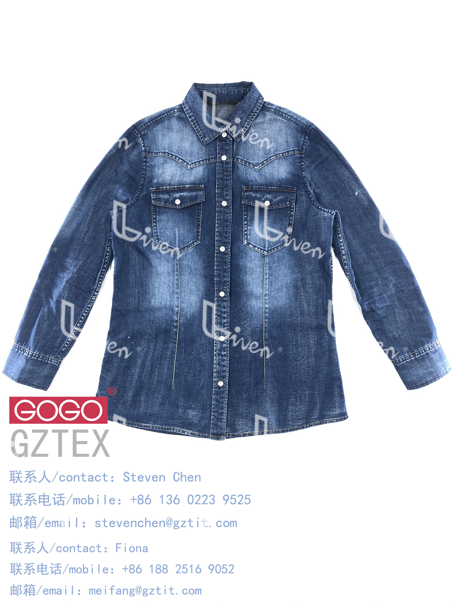 Ladies woven shirts
