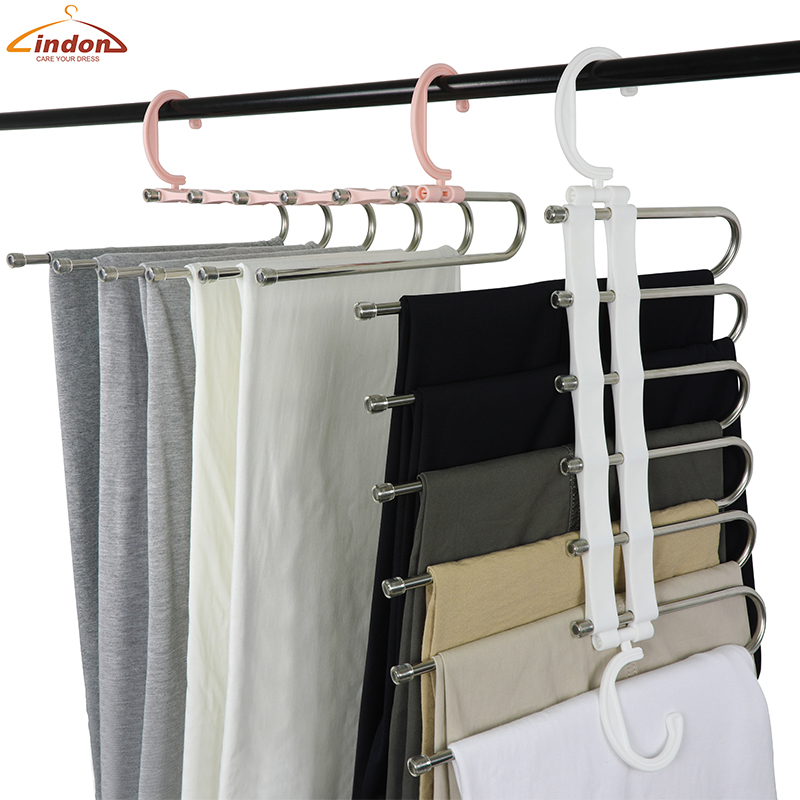 Space Saving Pants Metal Hangers