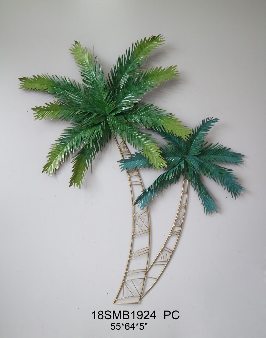 Newest Metal Coconut Tree Wall Art