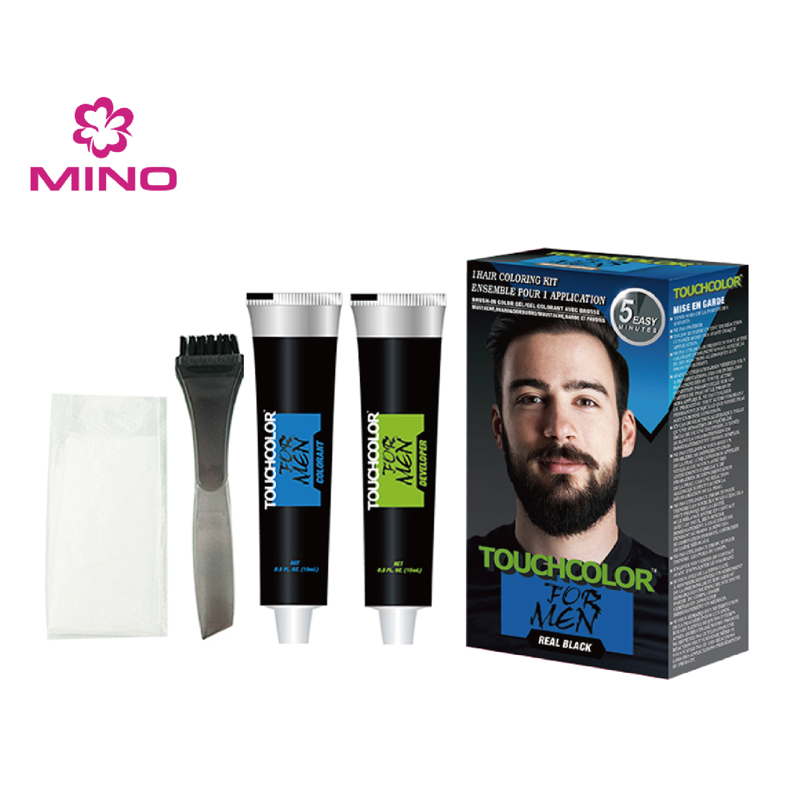 TOUCHCOLOR beard dye real black