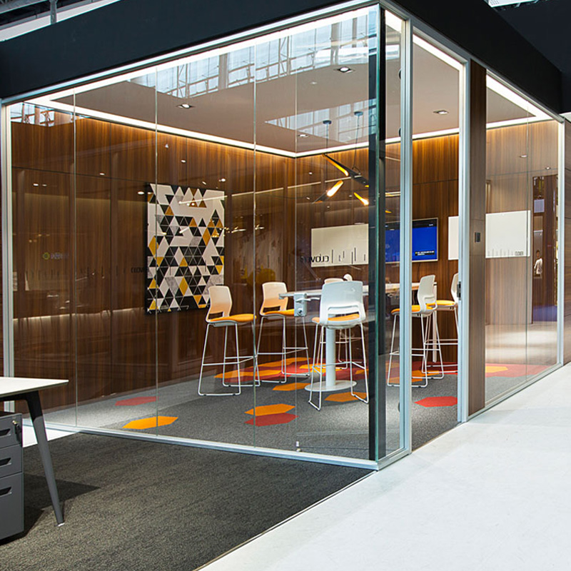 2021 office partition wall/professional design glass partition wall