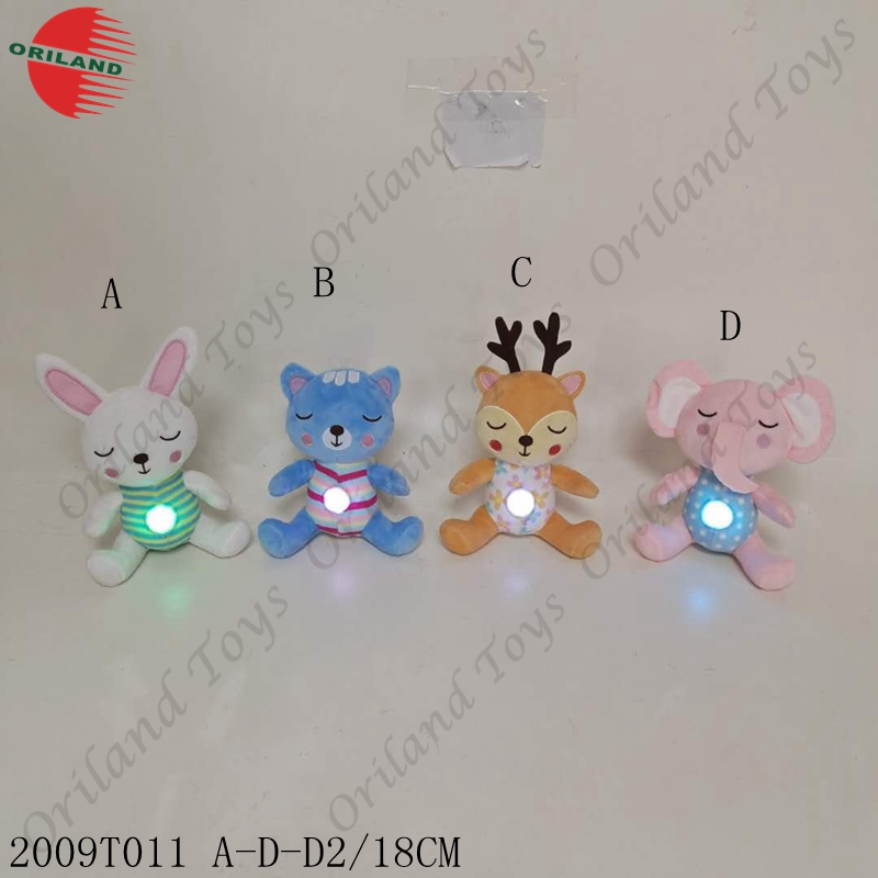 Plush animal with light soft toys stuffed animal