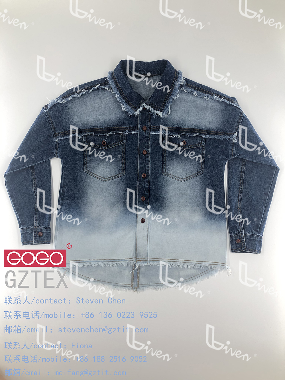 Ladies denim shirt