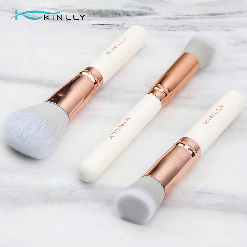 White Color Travel Brush Set